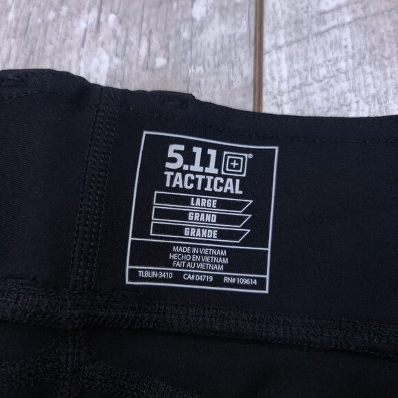 5.11 Tactical Pants Women’s Large Black Raven Range Capri Skinny Stretch - Picture 6 of 7